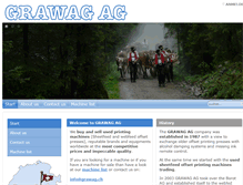 Tablet Screenshot of grawag.ch